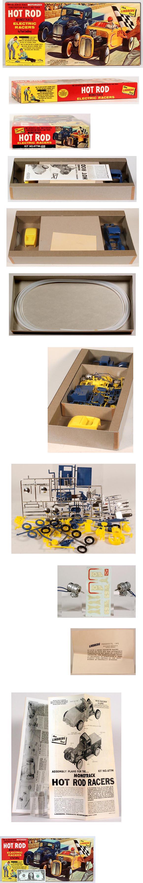 1960, Lindberg Hot Rod Electric Racers in Original Box